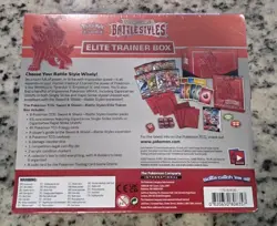 Pokemon SWORD & SHIELD BATTLE STYLES Red Elite Trainer Box ETB New SEALED! - Image 2