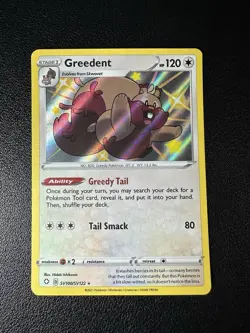 Greedent SV100/SV122 Pokemon TCG Shining Fates Shiny Vault Holo Rare - Image 1