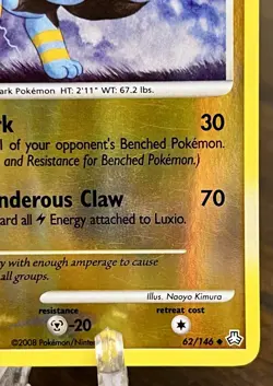 Luxio 62/146 Uncommon Legends Awakened Reverse Holo Pokemon TCG LP - Image 5
