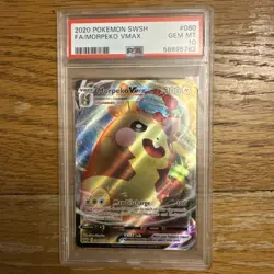 2020 Pokemon: MORPEKO VMAX 080/202 [Sword & Shield Base Set] Gem Mint PSA 10 💎 - Image 1