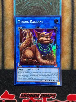 Yugioh Missus Radiant COTD-EN052 Super Rare 1st Ed LP - Image 1