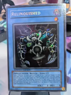 YuGiOh! Relinquished MC1-EN003 Secret Rare Excellent Condition* - Image 1