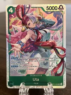 Uta OP13-023 One Piece TCG Carrying On His Will Foil NM - Image 1