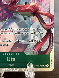 Uta OP13-023 One Piece TCG Carrying On His Will Foil NM - Image 5
