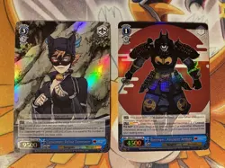 Weiss Schwarz Batman Ninja BNJ/SX01-T11S SR BNJ/SX01-T16S Catwoman Lot NM USA - Image 1