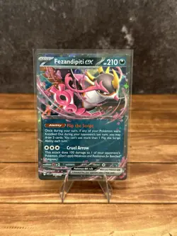 Fezandipiti ex 142/217 Ascended Heroes Double Rare Pokemon TCG Card NM+ - Image 1