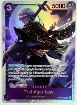 One Piece Card Game TRAFALGAR LAW OP05-069 Super Rare Awakening of the New Era - Image 1