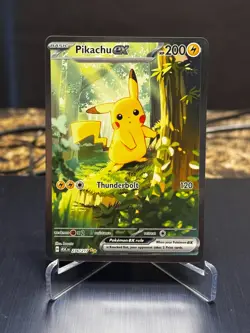 Pikachu ex 276/217 Ascended Heroes Special Illustration Rare SIR Pokemon Card NM - Image 1