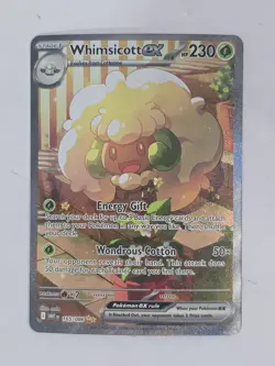 Whimsicott EX 165/086 White Flare Pokemon TCG Card Near Mint - Image 1