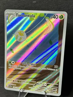 Pokemon TCG Tarountula Scarlet & Violet Base Set Holo Illustration Card 199/198 - Image 4