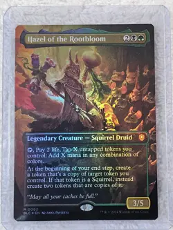 MTG Hazel of the Rootbloom (Borderless FOIL) #2 Bloomburrow (BLB) Mythic NM - Image 4