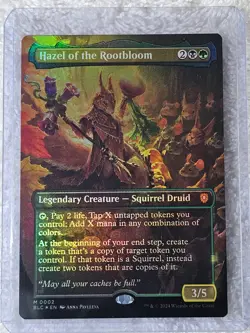 MTG Hazel of the Rootbloom (Borderless FOIL) #2 Bloomburrow (BLB) Mythic NM - Image 5