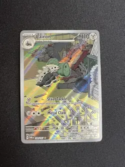 Lairon 184/167 Twilight Masquerade Full Art Ultra Rare Holo Pokemon Card LP - Image 1