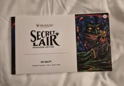MTG Secret Lair - So Salty Sealed Magic Con Exclusive In Hand - Image 1