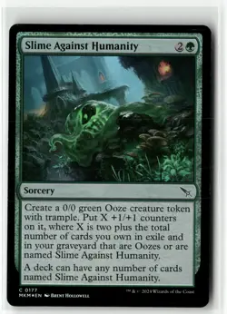 Slime Against Humanity Foil C Murders at Karlov Manor 177 NM - Image 1