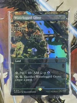 Waterlogged Grove Borderless Universes Beyond: Assassin's Creed - NM 0116 Foil - Image 1