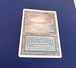 Magic the Gathering Revised Edition Dual Land Underground Sea MP - Image 1