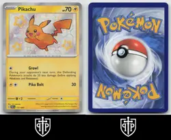 Pokemon - Pikachu 131/091 Paldean Fates - Shiny Rare - NM - Image 3