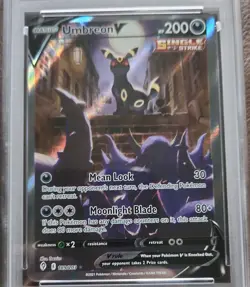 Pokemon 2021 Umbreon V 189/203 Full Art Evolving Skies GEM MINT PSA 10 - Image 2