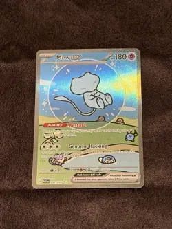 POKEMON BUBBLE MEW EX #232 PALDEAN FATES Special Illustration Rare Holo SIR NM+ - Image 1