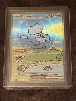 POKEMON BUBBLE MEW EX #232 PALDEAN FATES Special Illustration Rare Holo SIR NM+ - Image 3