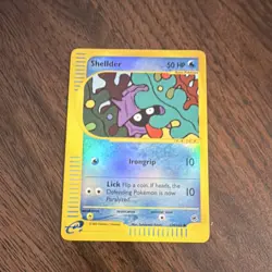 Pokemon Shellder 129/165 Expedition Reverse Holo Common Basic 50 HP English Card - Image 1
