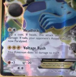 Pokemon Thundurus EX Full Art Ultra Rare Holo Roaring Skies 98/108 170HP - Image 2
