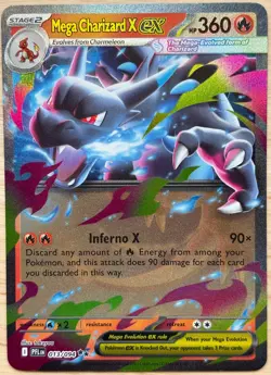 Mega Charizard X ex 013/094 Double Rare Phantasmal Flames Pokemon Near Mint - Image 1