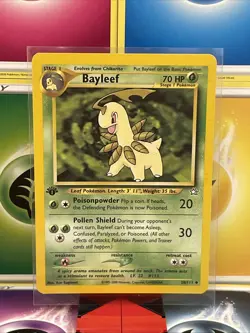 Bayleef - Pokemon Neo Genesis First 1st Edition #28 - Uncommon - Image 1