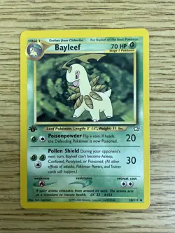 Bayleef - Pokemon Neo Genesis First 1st Edition #28 - Uncommon - Image 3