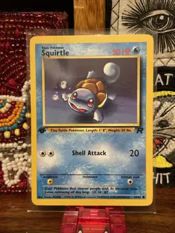 Squirtle Team Rocket 1st Edition 68/82 Pokemon 2000 Vintage NM+ - Image 1