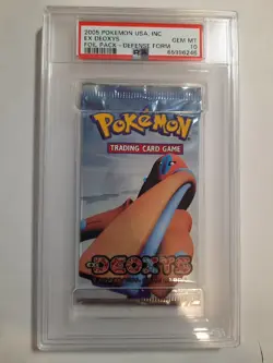 Pokemon EX Deoxys Graded Booster Pack Defense Form PSA 10 GEM Mint cert 65996246 - Image 3