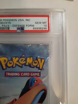 Pokemon EX Deoxys Graded Booster Pack Defense Form PSA 10 GEM Mint cert 65996246 - Image 5