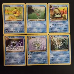 Pokemon TCG Fossil Lot - Vintage 1999 WoTC - Psyduck Golduck Seadra & More! - Image 1