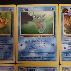 Pokemon TCG Fossil Lot - Vintage 1999 WoTC - Psyduck Golduck Seadra & More! - Image 4