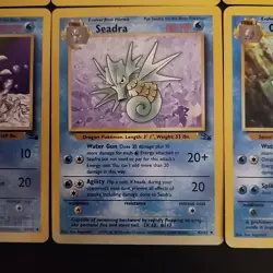 Pokemon TCG Fossil Lot - Vintage 1999 WoTC - Psyduck Golduck Seadra & More! - Image 5
