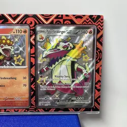 Pokemon Promo Shiny Skeledirge Crocalor Fuecoco in Display SVP 079/080/081 - NM - Image 5