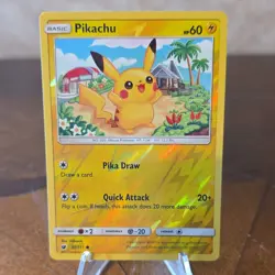 Pokemon Pikachu 30/111 Sm-Crimson Invasion Reverse Holo - Image 1
