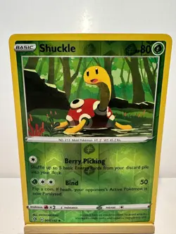 Shuckle 005/192 Uncommon Rebel Clash Pokemon Reverse Holo Near Mint - Image 1