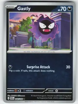 Gastly 048/088 Common Perfect Order Pokemon Reverse Holo Near Mint - Image 1
