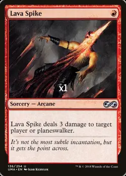 MTG Ultimate Masters UMA Lava Spike MINT - Image 1