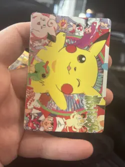 Pokemon Pocket Monsters 1995 Vending Prism Sticker 107 101 Pikachu Ash Rocket - Image 2