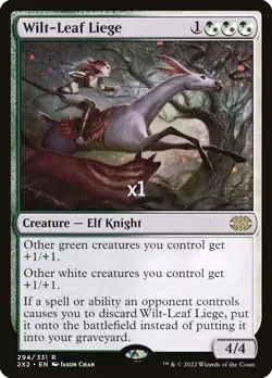 MTG Double Masters 2X2 Wilt-Leaf Liege MINT - Image 1