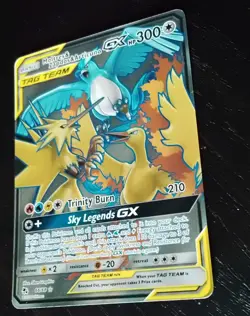 Pokemon Moltres & Zapdos & Articuno GX Full Art 66/68 - Hidden Fates - Image 3