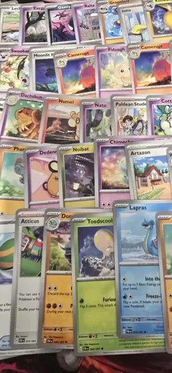 Pokemon Paldean Fates Bundle Holo & Reverse + Bulk Cards 250+ Collection Lot - Image 5