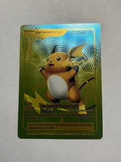 Super Fire-breathing Dragon 083/110 HP132540 Rainbow Foil Fan Art Display Card - Image 1