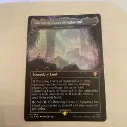 Glittering Caves of Aglarond Commander LOTR FOIL Mythic #364 MTG - Image 1