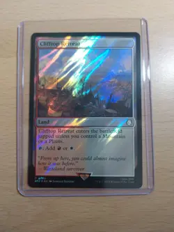 Clifftop Retreat Surge Foil Rare, Fallout #786, MTG Magic The Gathering - Image 1