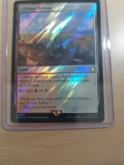 Clifftop Retreat Surge Foil Rare, Fallout #786, MTG Magic The Gathering - Image 3