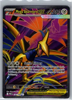 Mega Skarmory ex 106/088 ME03: Perfect Order - Pokemon Card - NM - Image 1